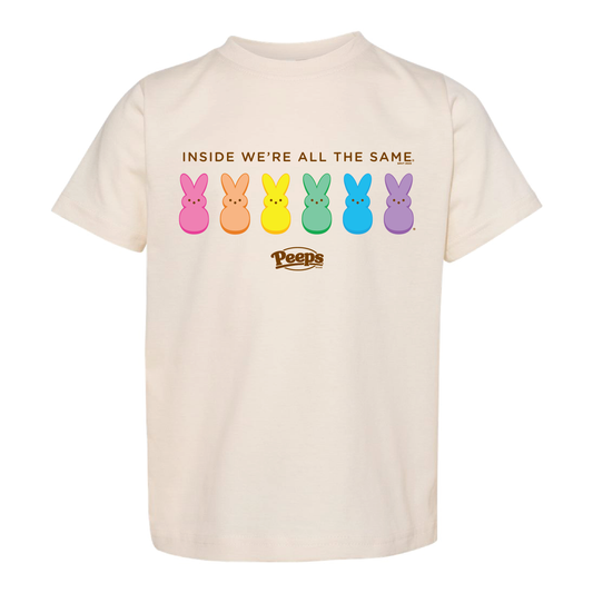 Toddler Inside We're All The Same ® Peeps Graphic Tee
