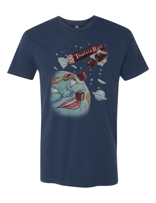Vintage Tootsie Roll® Moon Tee | Tootsie Roll Unisex T-Shirt | Vintage Advertisement Shirt