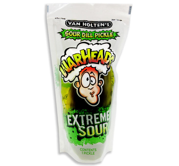 Van Holtens Jum Pic In A Pouch- Warheads Sour Dill