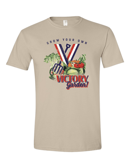 Vintage Grow Your Own Victory Garden | Vintage Sand Unisex Tee