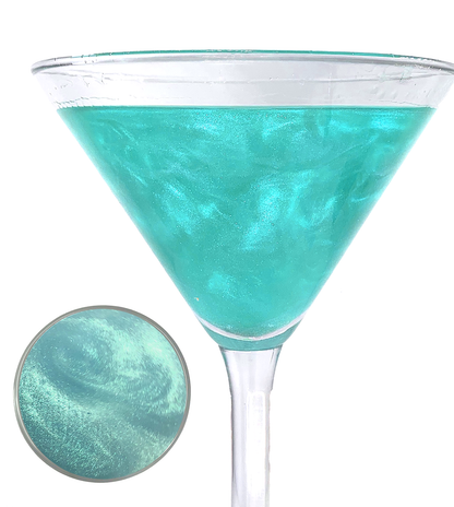 Snowy River Cocktail Glitter Turquoise