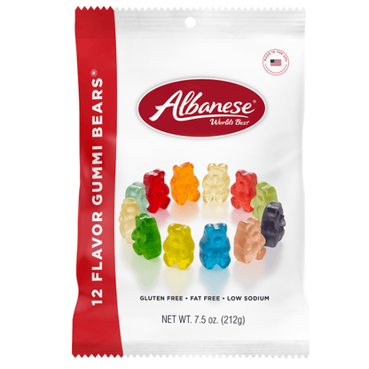 Albanese 12 Flavor Gummi Bears, 7.5oz