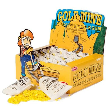 Gold Mine Nugget Bubble Gum - 2oz