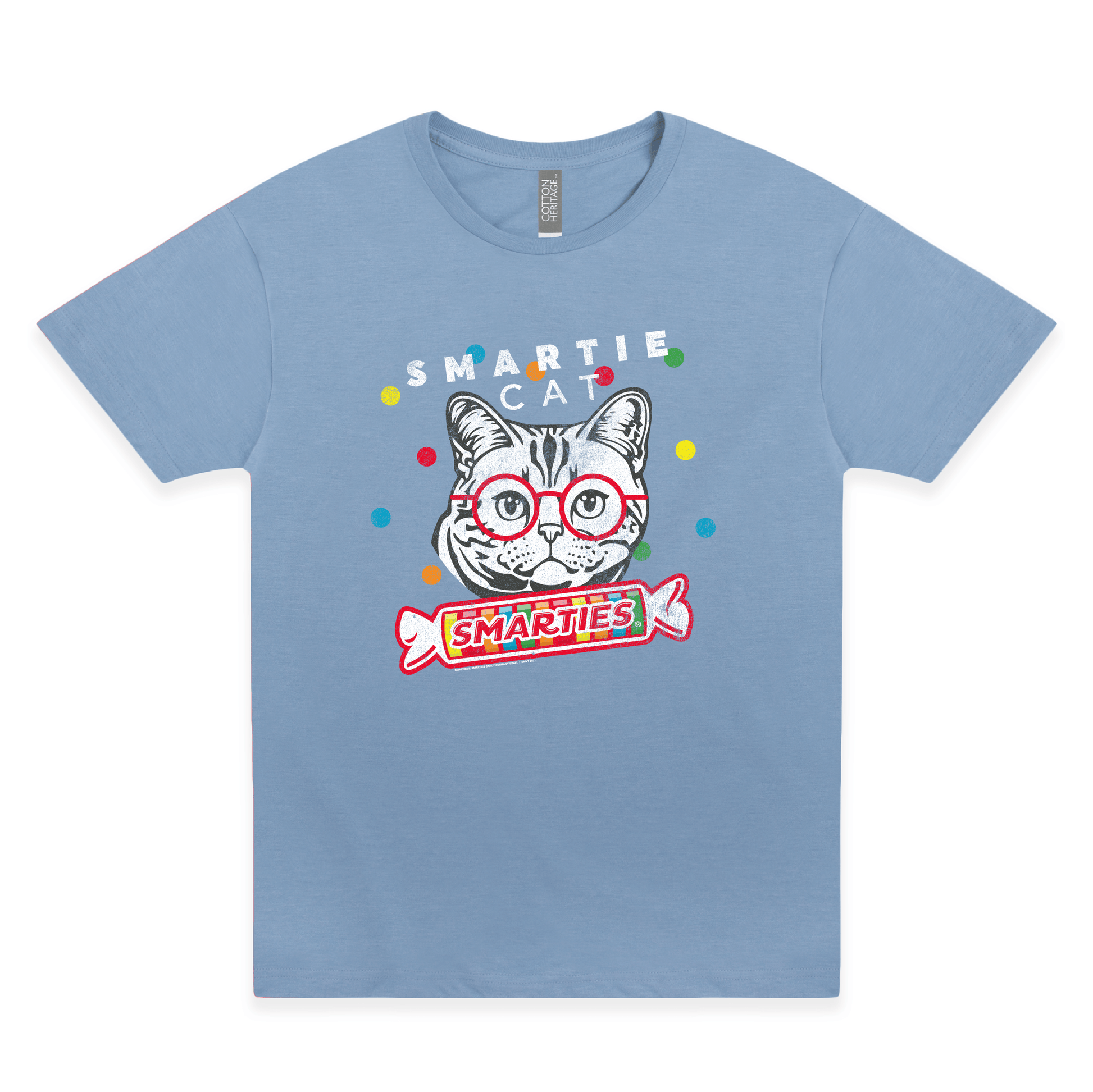 smarties smartie cat are you a smartie cat graphic t shirt officially licensed candy brand unisex novelty tee
