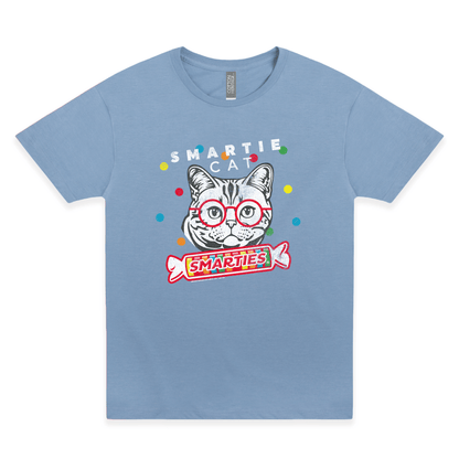 smarties smartie cat are you a smartie cat graphic t shirt officially licensed candy brand unisex novelty tee