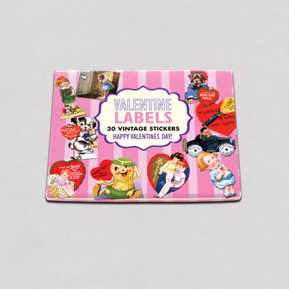 Valentine Labels - Holiday Sticker Box