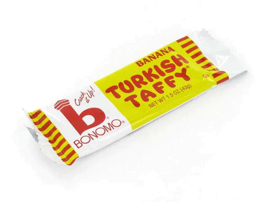 Bonomo Banana Turkish Taffy Candy Bar 1.5 oz.