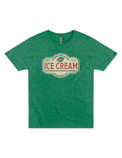 Breyers® Ice Cream American Farmers Vintage Graphic T-Shirt – Retro Dairy Heritage Tee, Unisex Soft Cotton Shirt