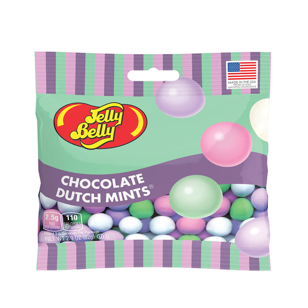 Jelly Belly Chocolate Dutch Mints - 2.9oz Bag