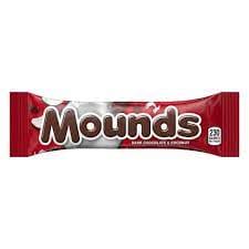 Mounds Coconut Dark Chocolate Candy Bar, 1.75oz