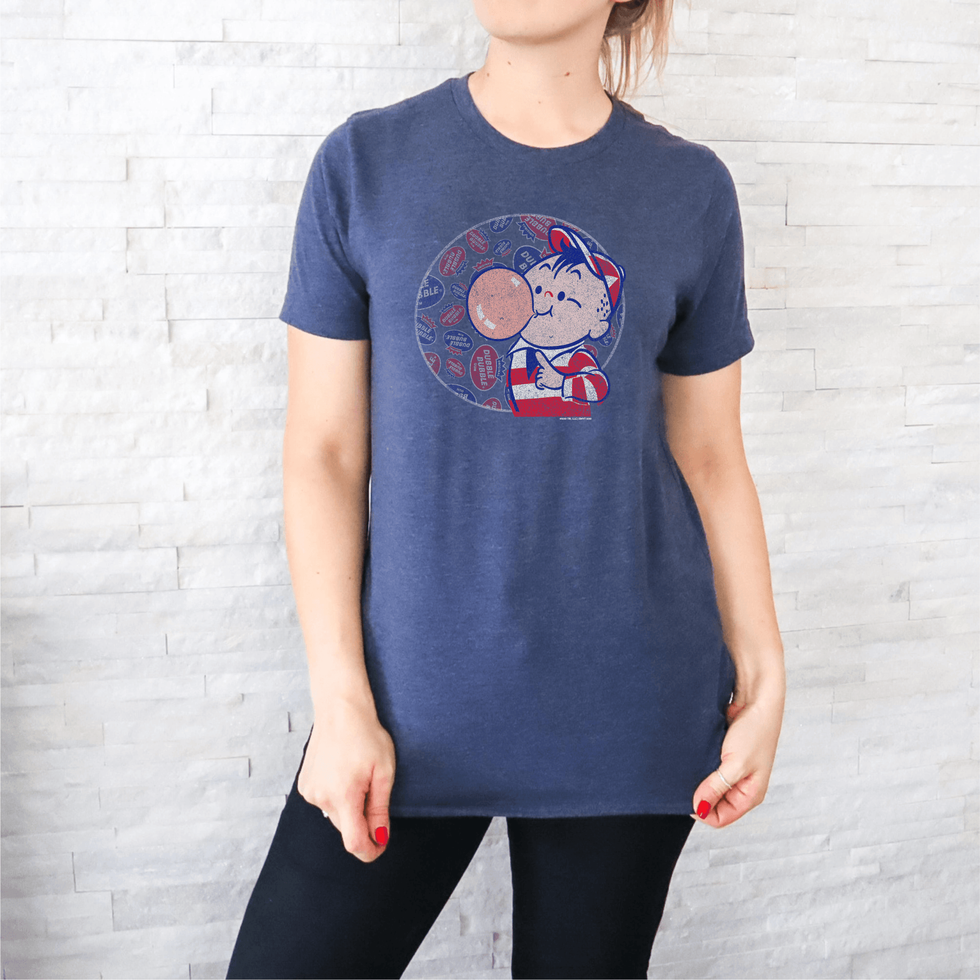 unisex dubble bubble burst my bubble shirt styled casually for candy lovers and nostalgic bubble gum fans