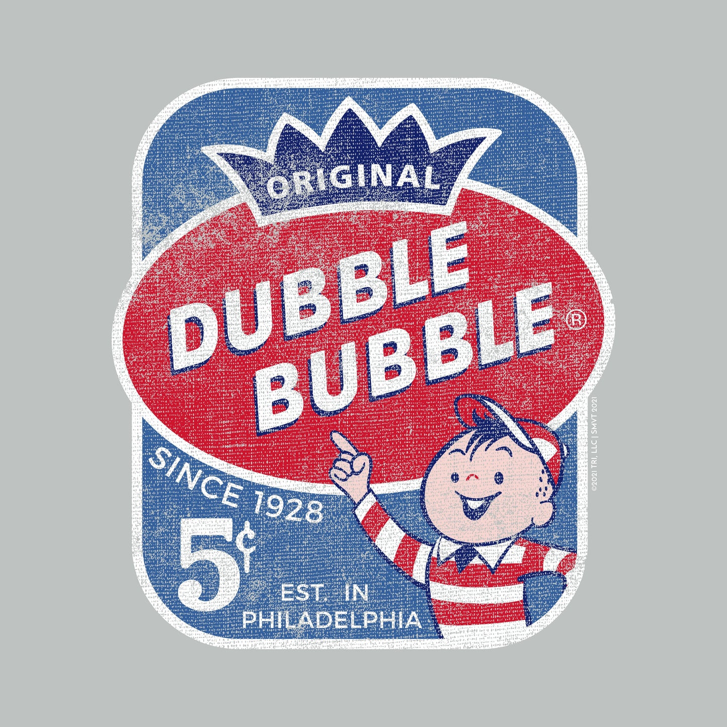 Dubble Bubble Original Bubble Gum logo graphic with classic bubble gum branding