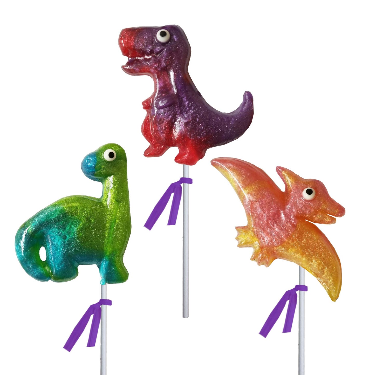 Glitter Dinosaur Lollipop