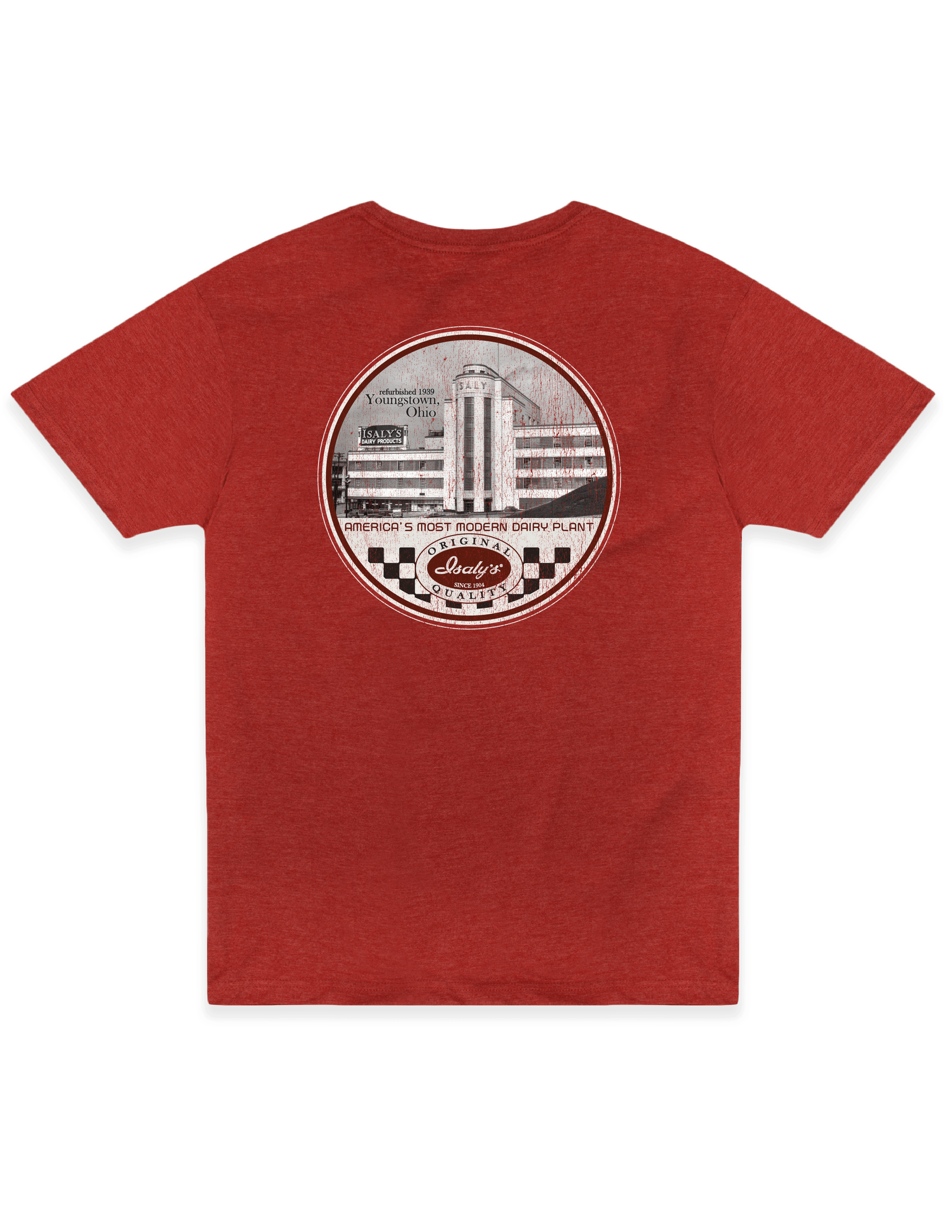 isalys youngstown ohio dairy plant graphic t shirt vintage most modern dairy unisex nostalgia tee