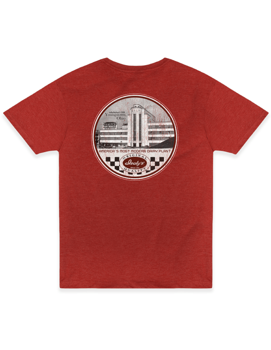 isalys youngstown ohio dairy plant graphic t shirt vintage most modern dairy unisex nostalgia tee