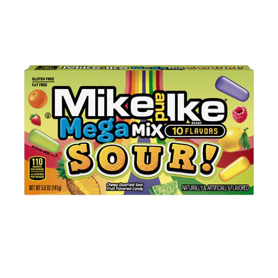 Mike & Ike Mega Mix Sour - 5oz Theater Box