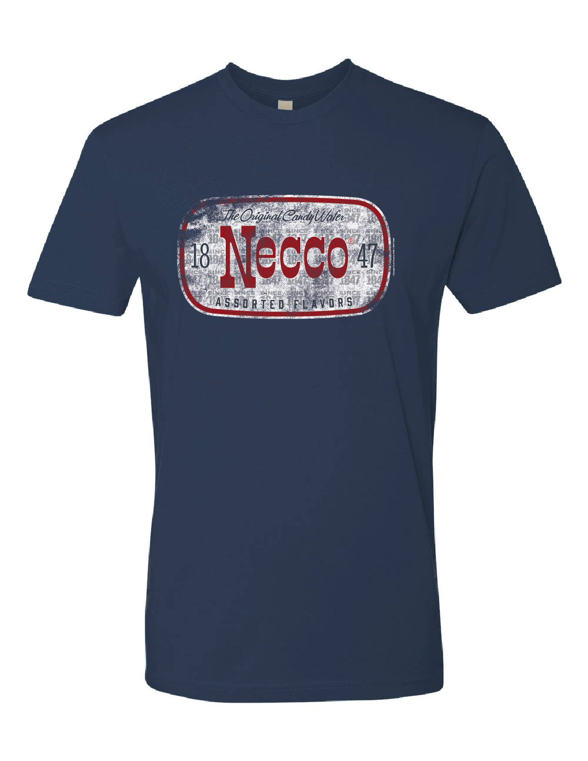 necco the original candy wafer vintage graphic t shirt officially licensed retro candy brand unisex nostalgia tee