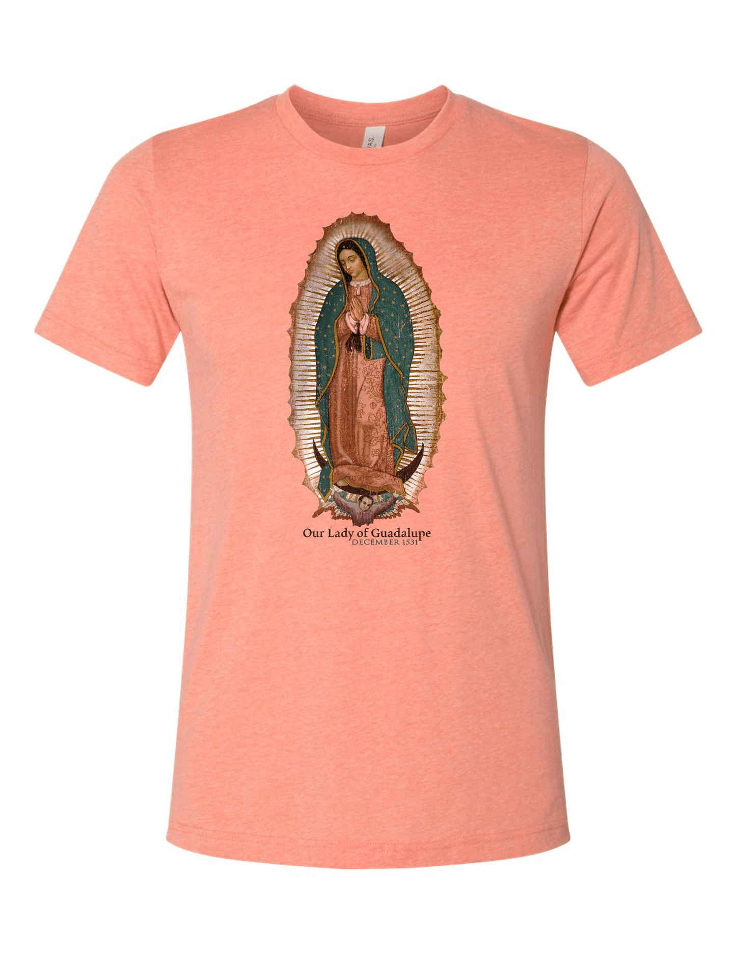 our lady of guadalupe vintage catholic religious graphic t shirt unisex faith apparel