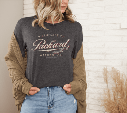 unisex packard warren ohio vintage automotive shirt styled casually nostalgic outfit
