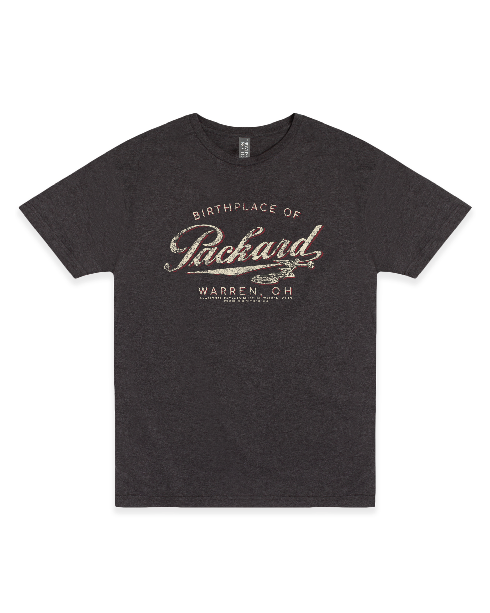 packard birthplace of packard car warren ohio est 1899 vintage automotive graphic t shirt unisex tee