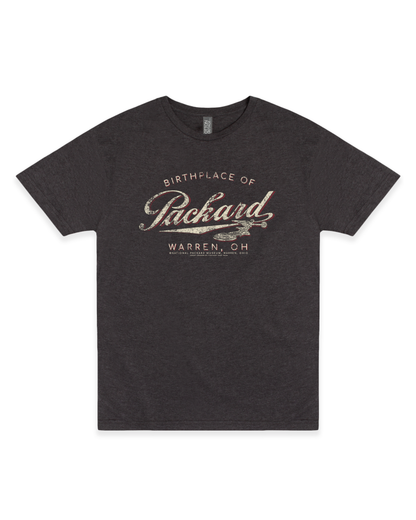 packard birthplace of packard car warren ohio est 1899 vintage automotive graphic t shirt unisex tee
