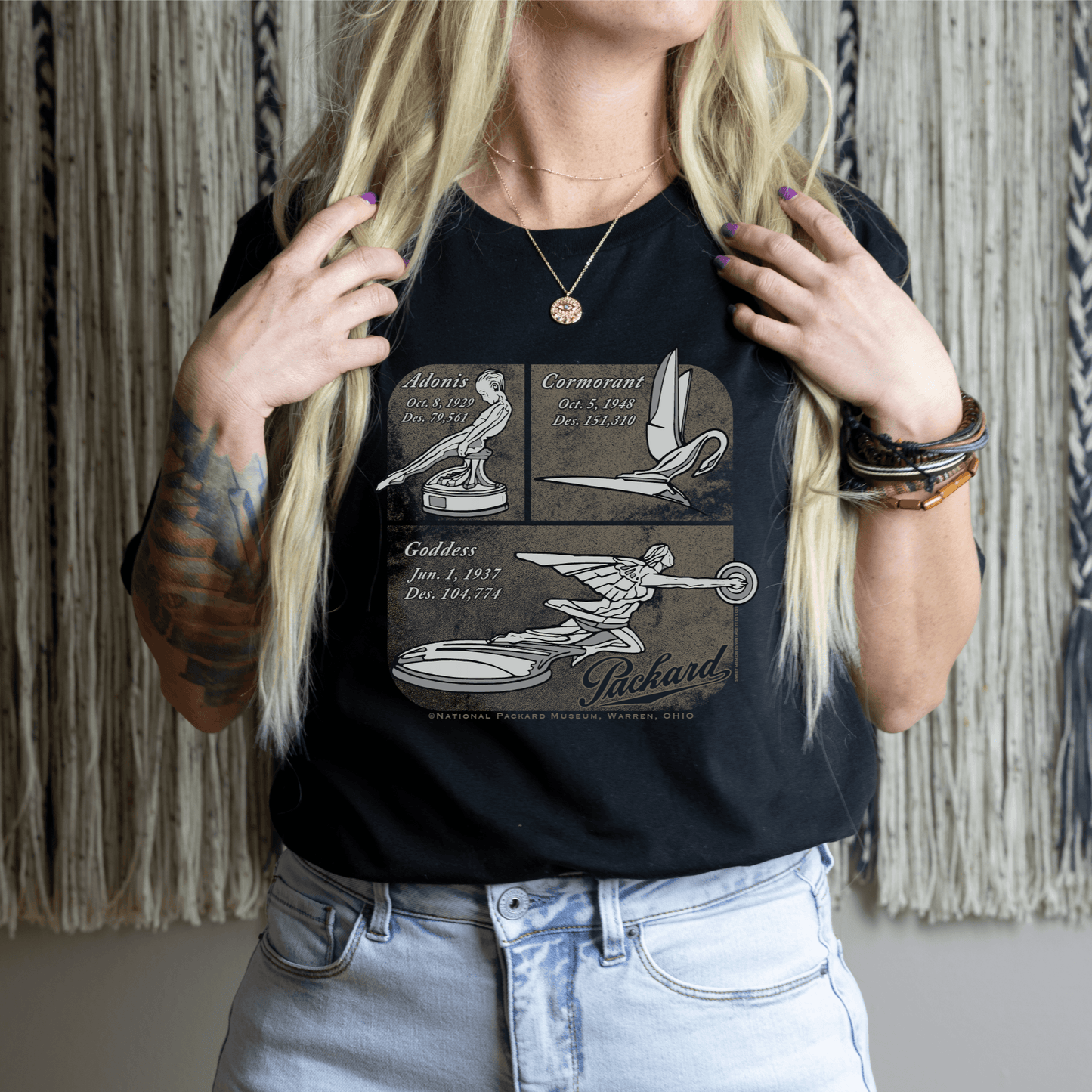 unisex packard vintage automotive shirt styled casually retro car enthusiast outfit
