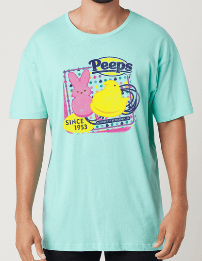 unisex peeps retro candy shirt styled casually nostalgic candy lover outfit