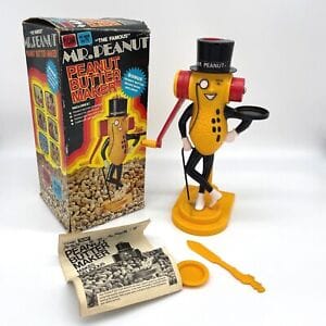 Vintage Retro Mr. Peanut Peanut Butter Maker