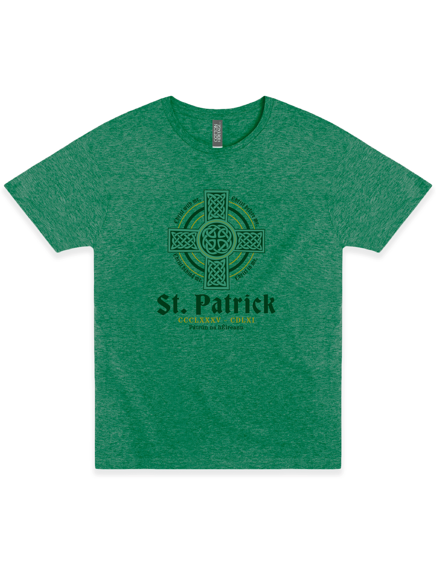 saint patrick patron saint of ireland catholic religious graphic t shirt unisex faith apparel