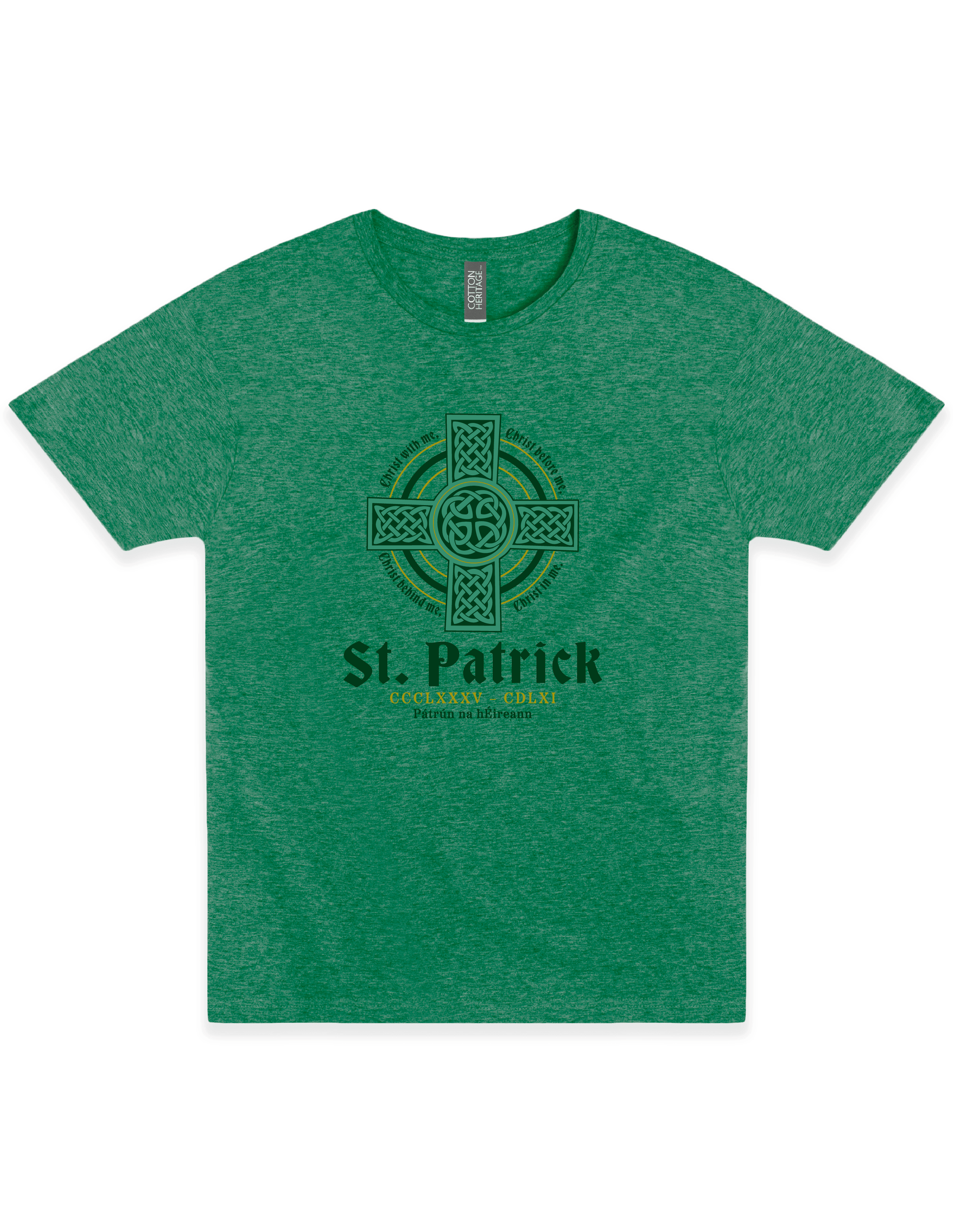 saint patrick patron saint of ireland catholic religious graphic t shirt unisex faith apparel
