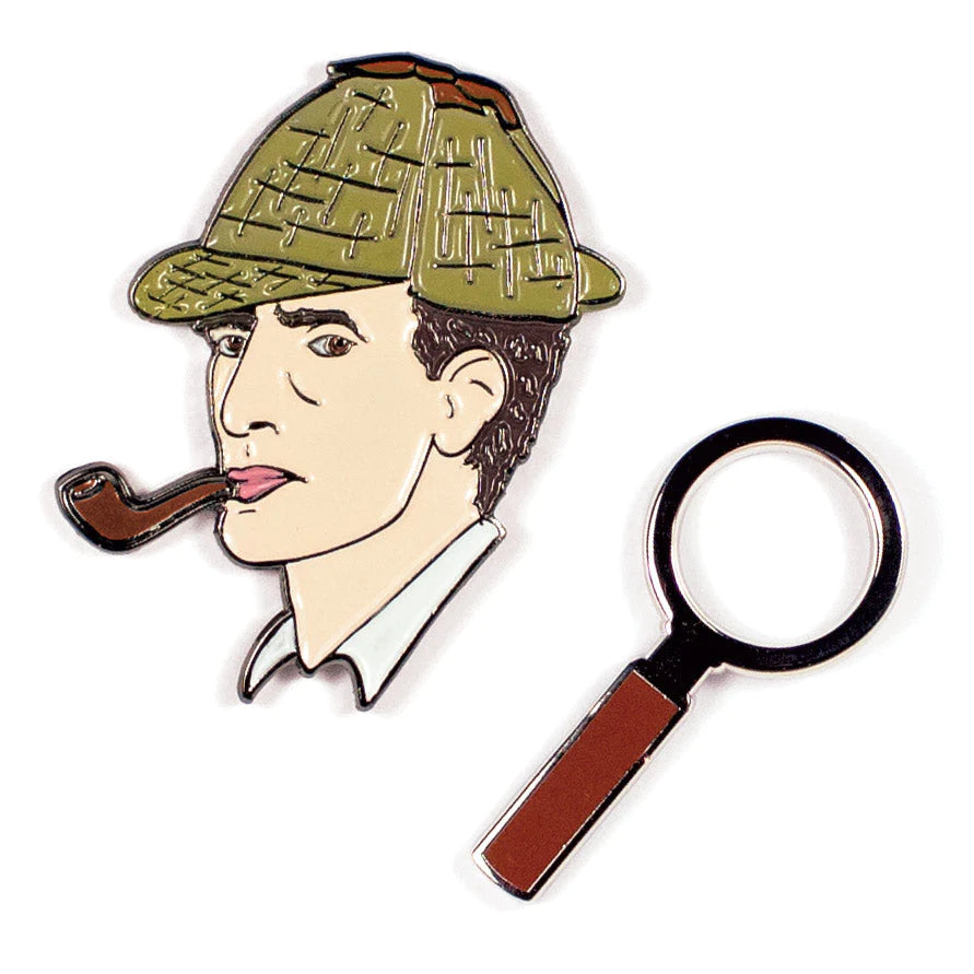 Sherlock Holmes Enamel Pin Set