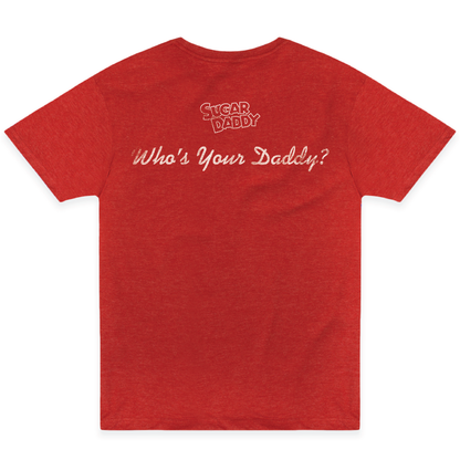 sugar daddy whos your daddy candy graphic t shirt officially licensed retro candy unisex tee