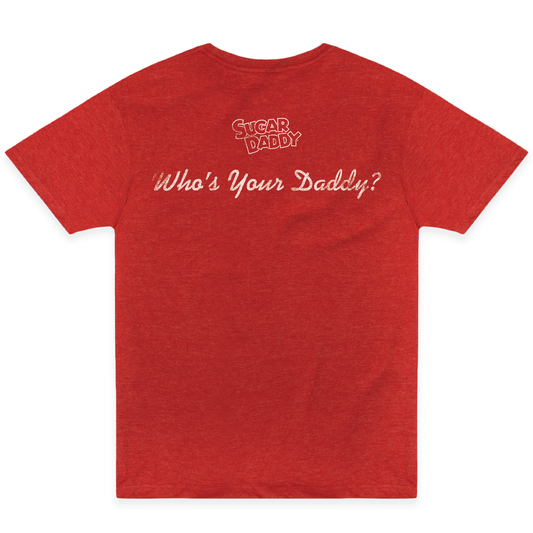 sugar daddy whos your daddy candy graphic t shirt officially licensed retro candy unisex tee
