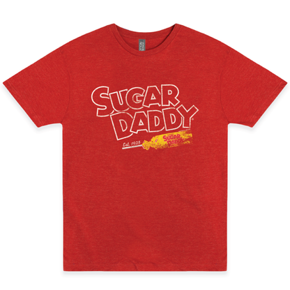 sugar daddy whos your daddy candy graphic t shirt officially licensed retro candy unisex tee