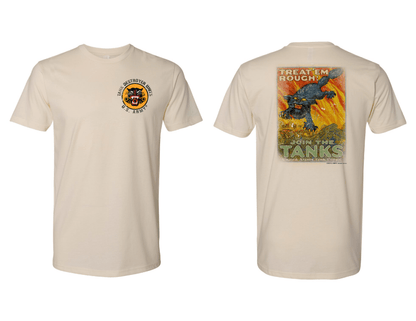 us army join the tanks tank destroyer units vintage graphic t shirt officially licensed military unisex tee