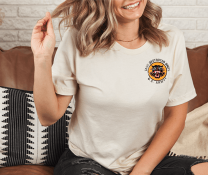 unisex us army tank destroyer t shirt styled casually military heritage outfit