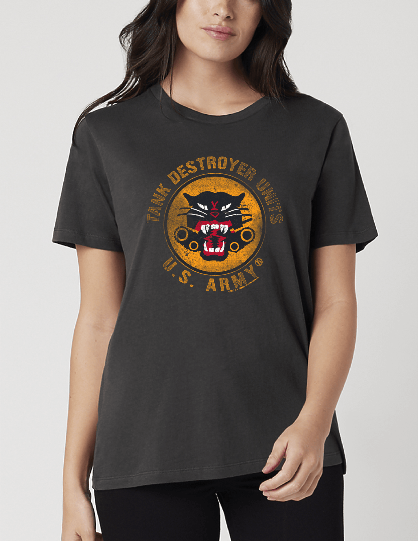 unisex us army tank destroyer t shirt styled casually military heritage outfit