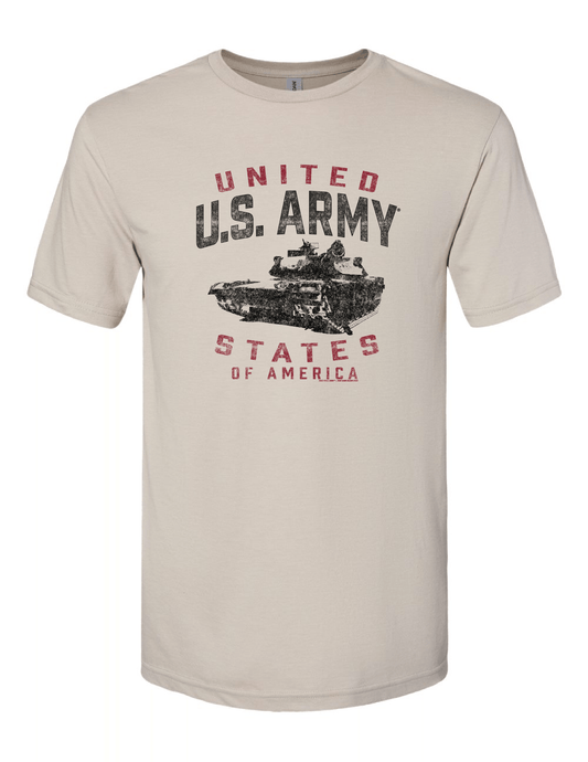 us army tanker vintage graphic t shirt officially licensed military unisex tee